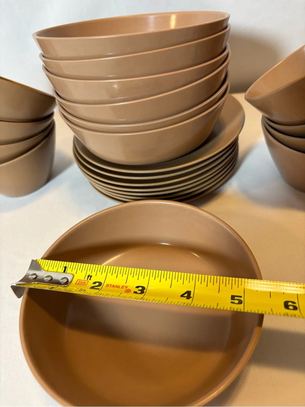 Vintage Texas Ware, melamine dinnerware set